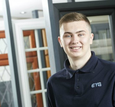 You’re Hired: EYG apprentice Luke handed key role in modular windows and doors team