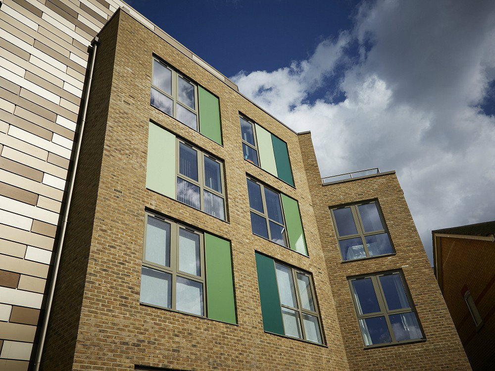 Modern housing development in London