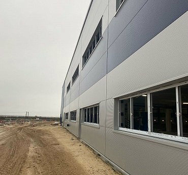 Aluminium windows on Wren Kitchen's vast new commercial premises