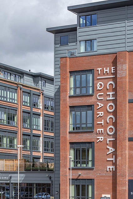 Commercial windows and doors at a Bristol care home development