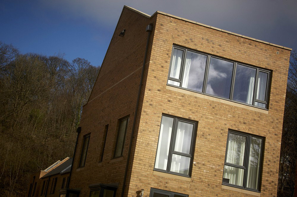 EYG Commercial's UPVC windows and aluminium doors on new housing development