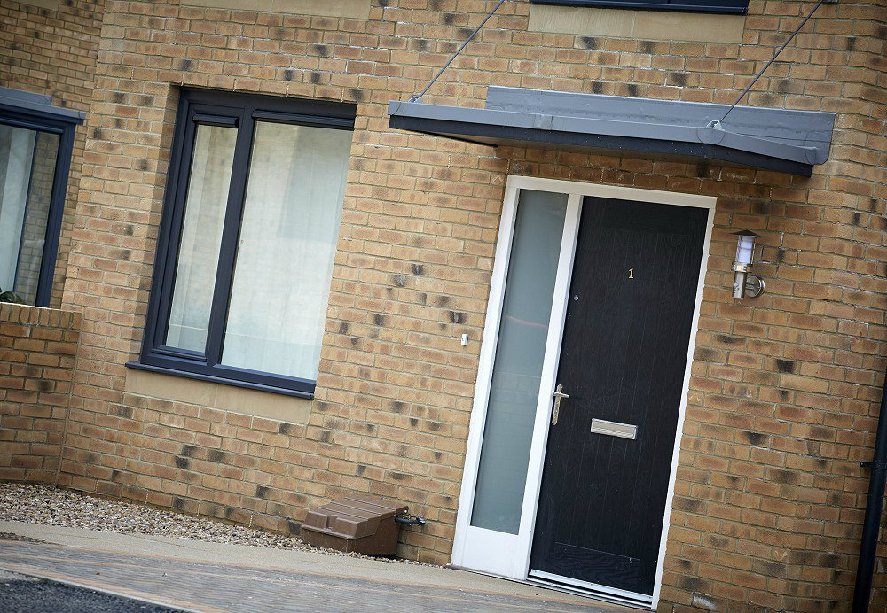 EYG front door on newbuild development