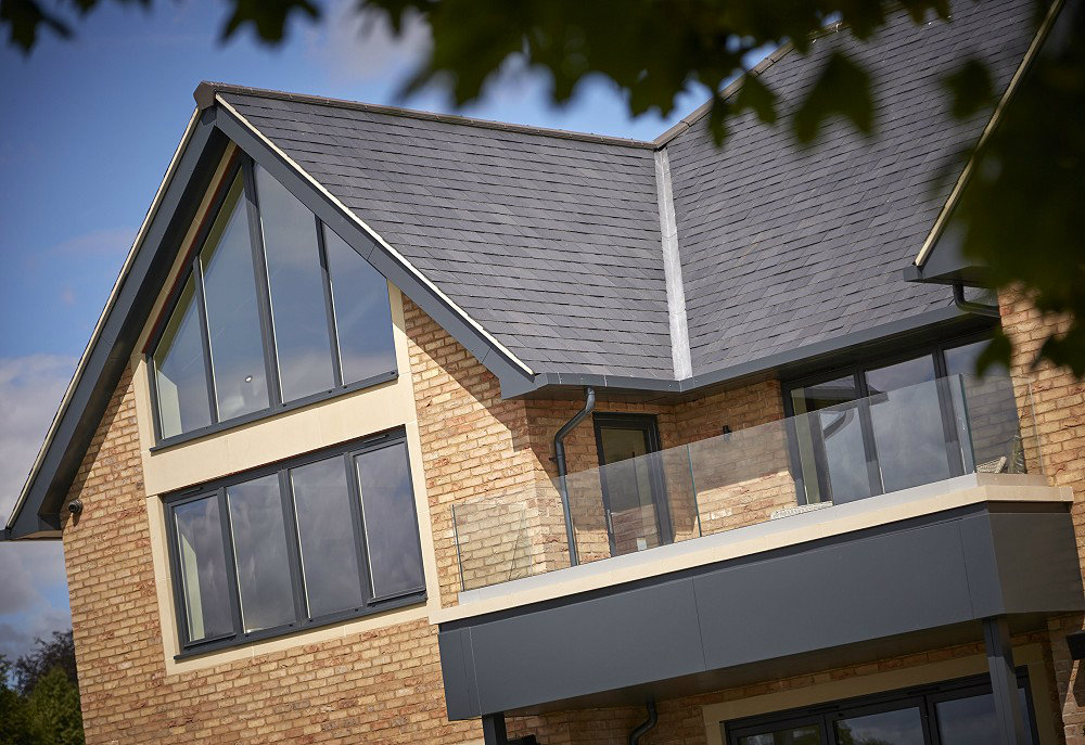 Aluminium windows and doors on prestigious housing development