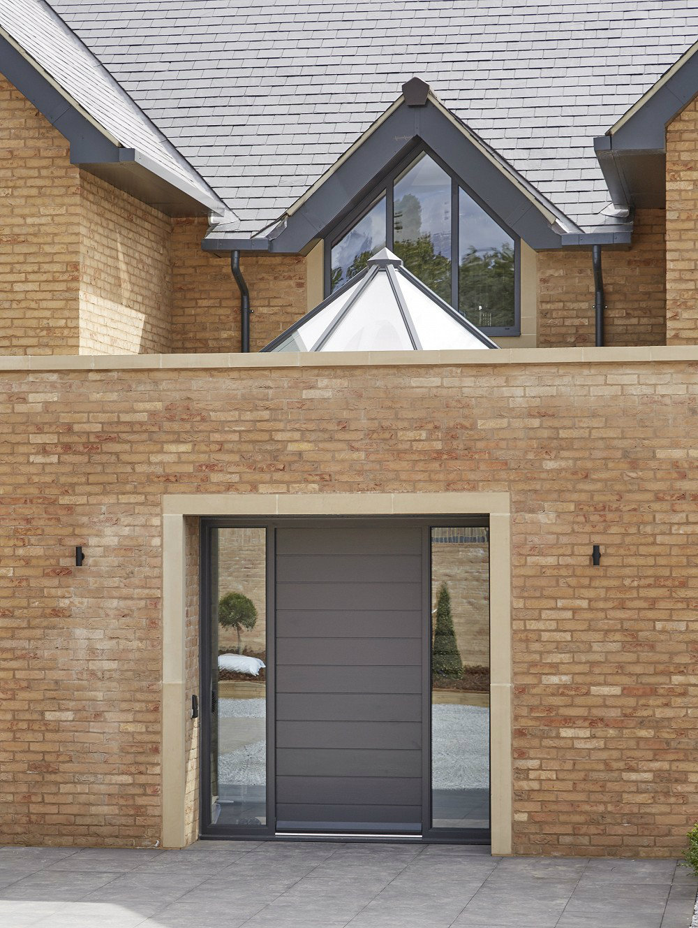 Aluminium windows and doors on large newbuild property